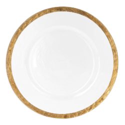 Bronte Gold Rimmed Charger Plate
