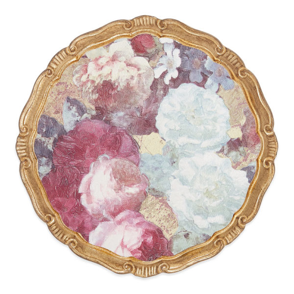 Valentina Peony Charger Plate