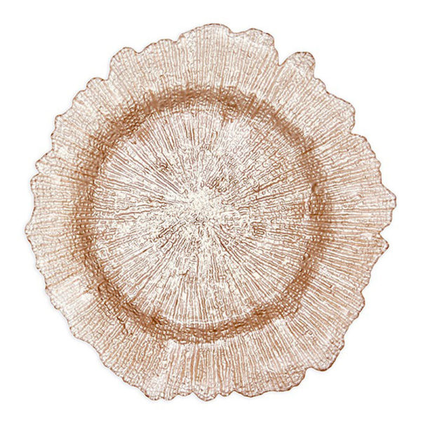 Champagne Leaf Charger Plate