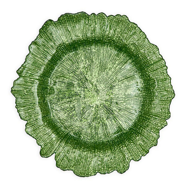 Green Leaf Charger Plate
