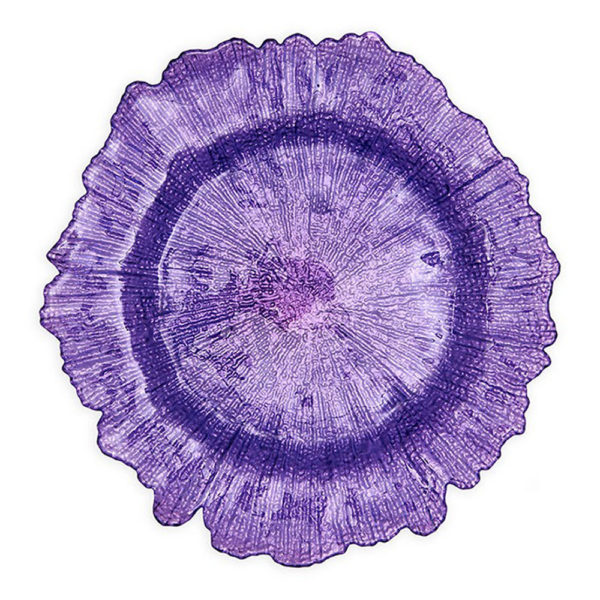 Lavender Leaf Charger Plate