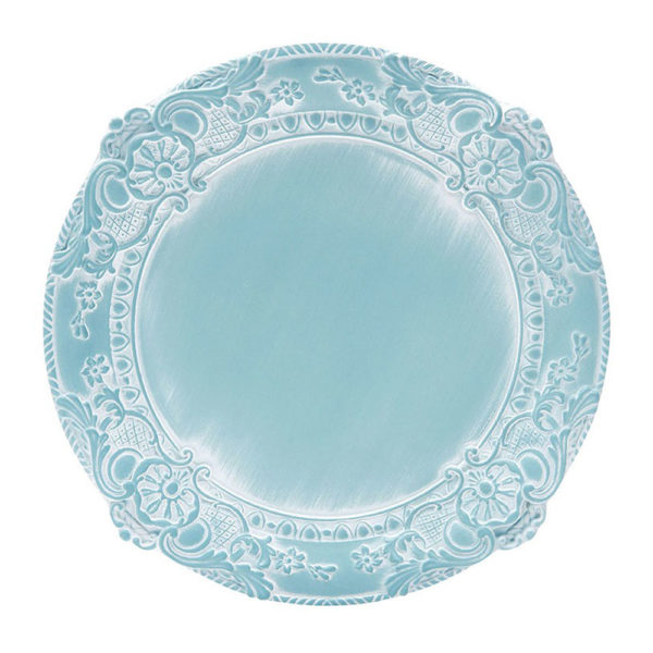 Leontine Pale Blue Charger Plate