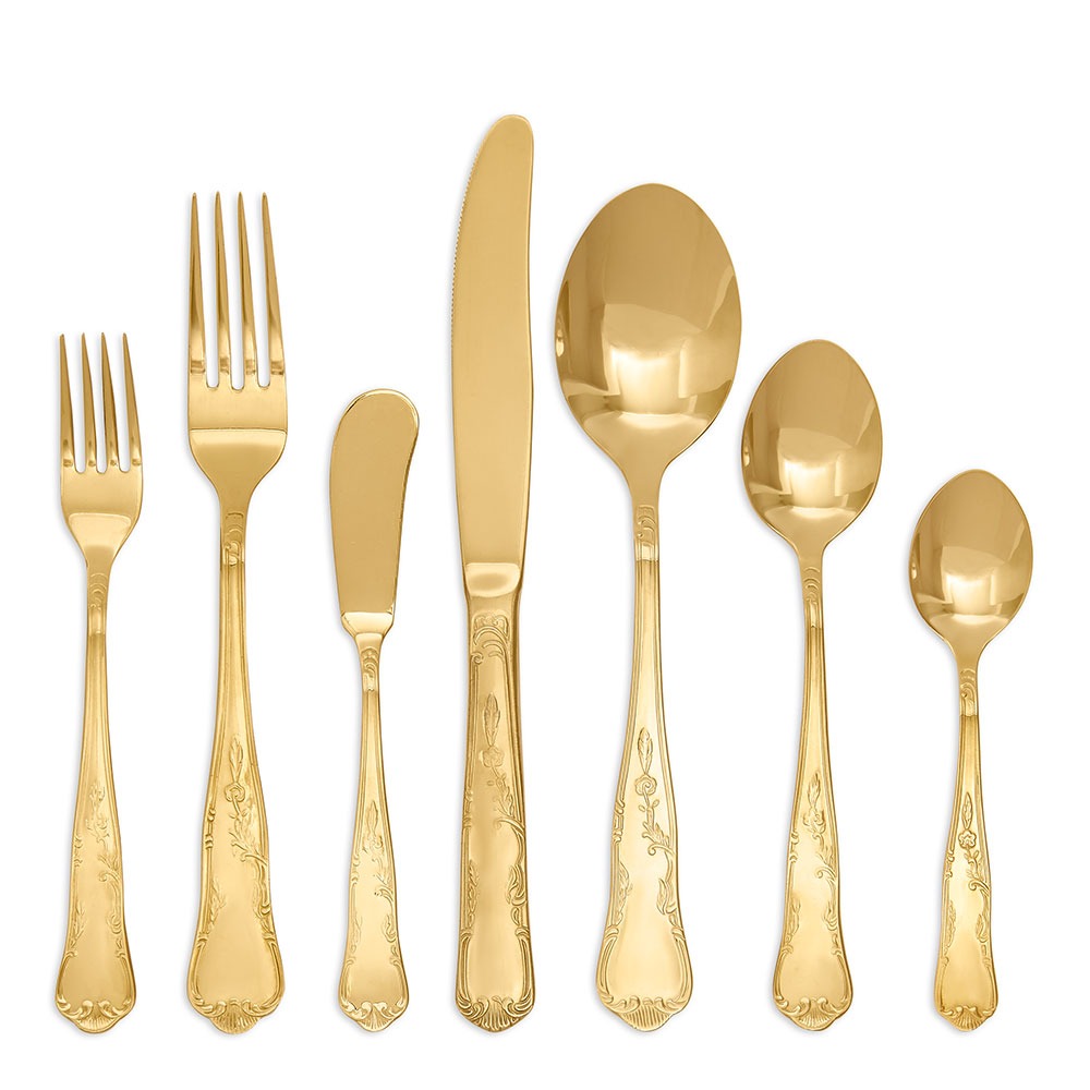 Versailles Shiny Gold Cutlery