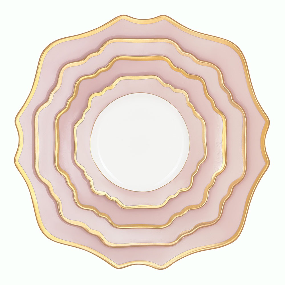 Etoile Blush and Gold Dinnerware Collection