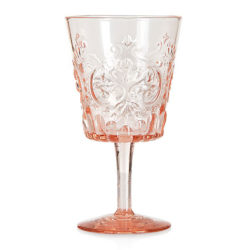 Blush Glass Vintage Goblet