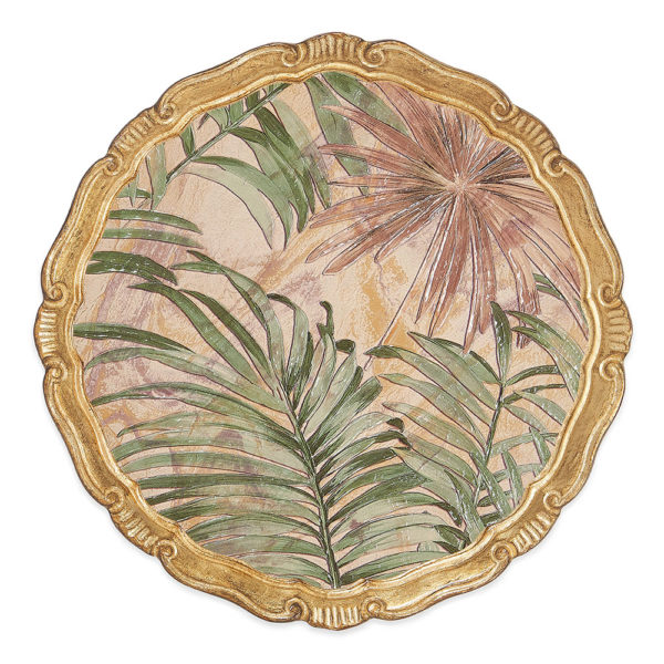 Valentina Palm Leaf Charger Plate