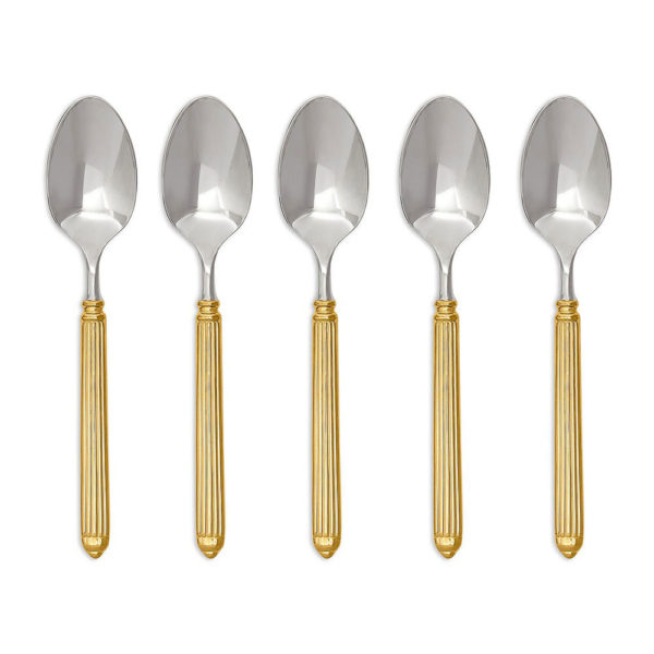 Empress Gold & Mirror Cutlery Tea Spoon Set